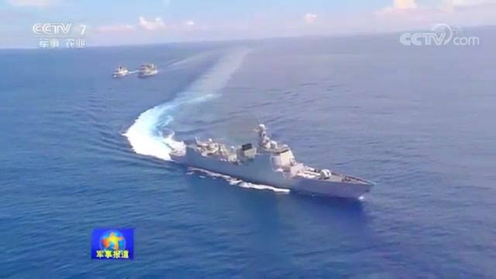 Chinese Navy holds Assault & Defensive Live Firing Training in Indian Ocean