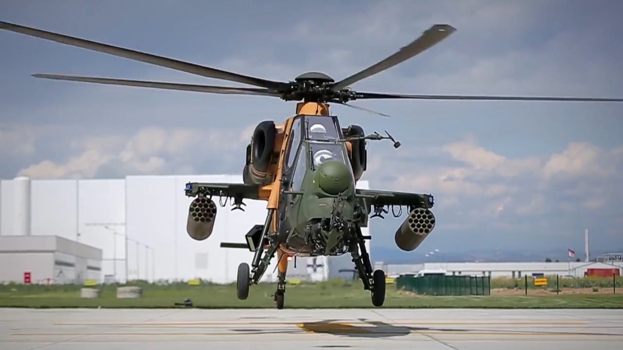 T129 ATAK Attack Helicopter
