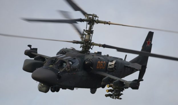 Russian Helicopters Ka-52M Alligator Attack Helicopter