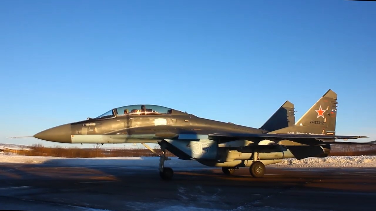 Russian Navy 100th Independent Shipborne Fighter Aviation Regiment Mikoyan MiG-29K/KUB Carrier-Based Fighter