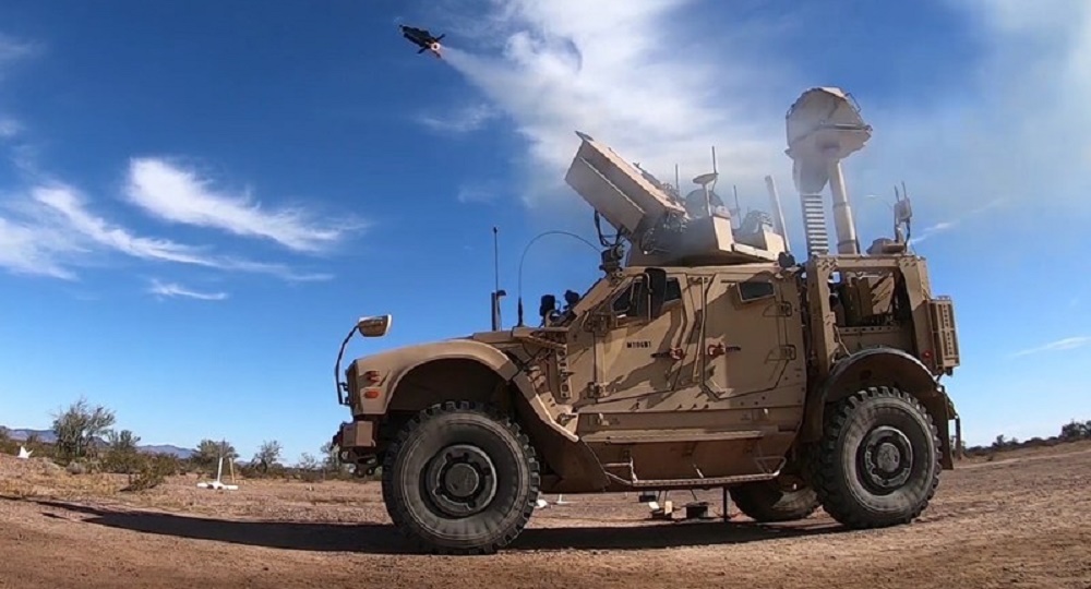 The Coyote Block 2 counter-drone weapon and KuRFS radar worked together to detect and engage a target .
