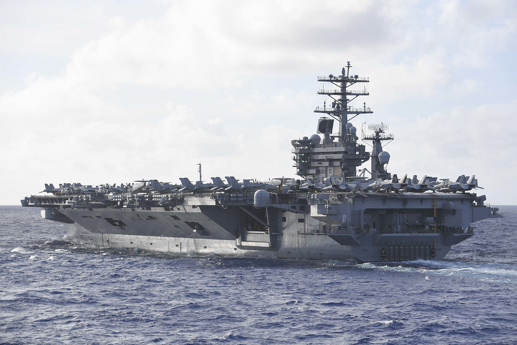 Nimitz and Ronald Reagan Carrier Strike Groups Operate Together in the Philippine Sea