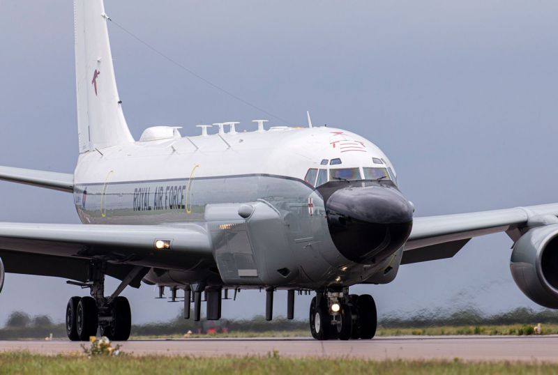 Royal Air Force Boeing RC-135W Rivet Joint Aircraft
