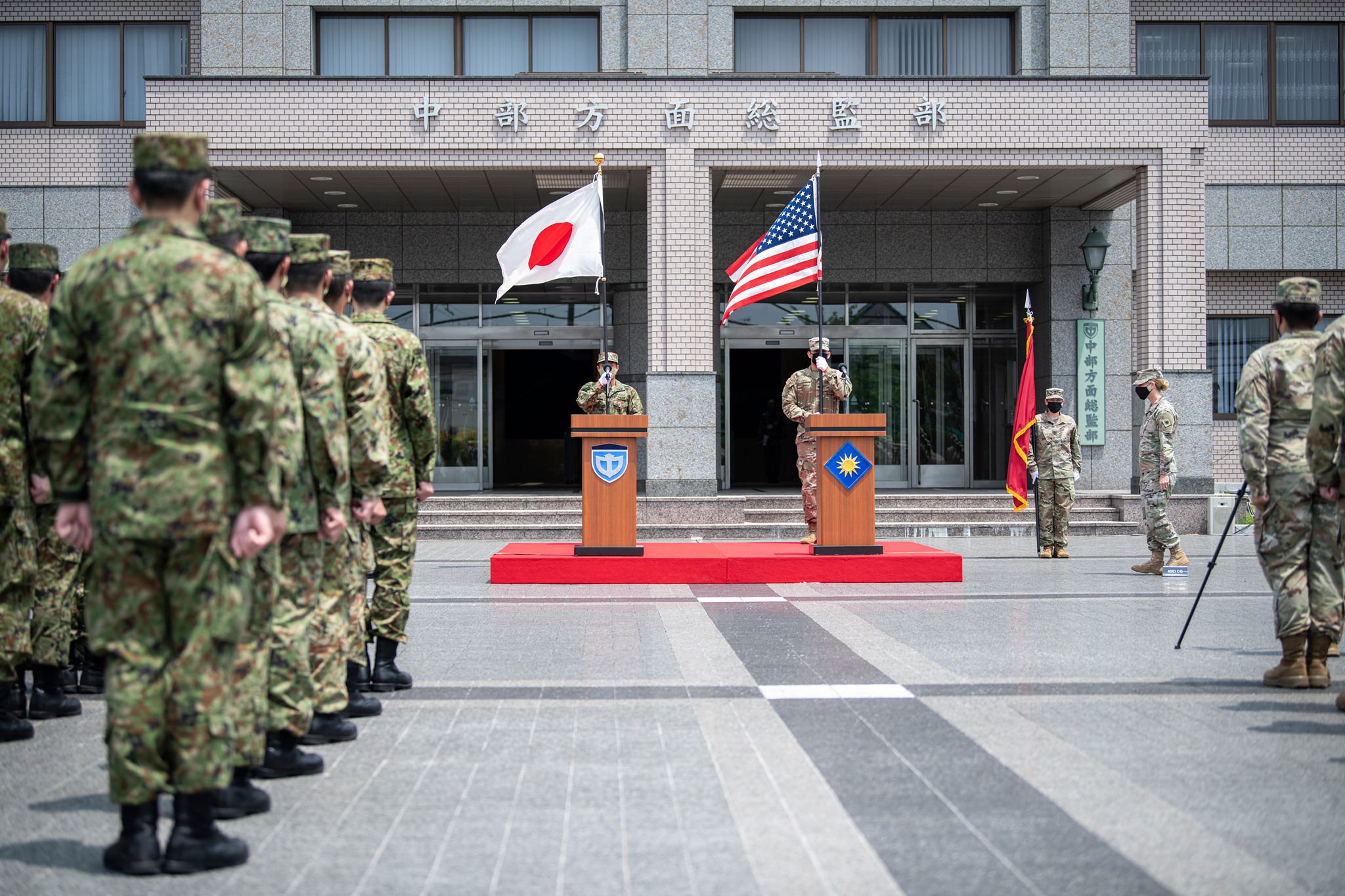 Ceremony Kicks Off Bilateral Field Training Exercise Orient Shield 21-2 in Japan