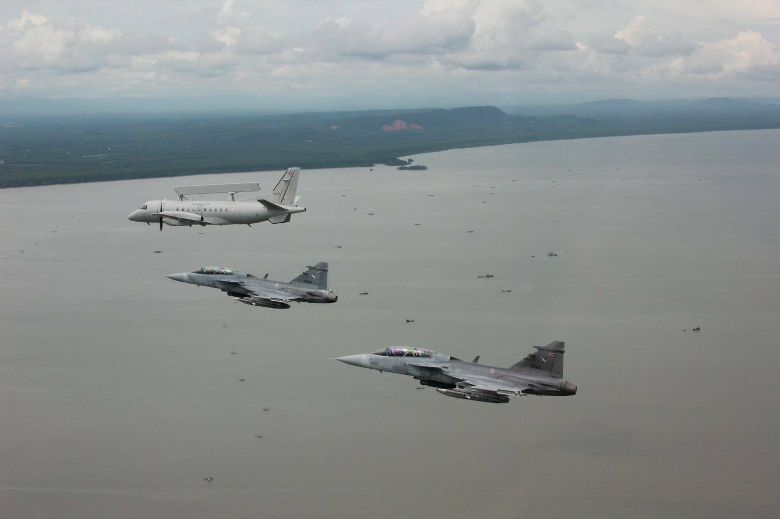 Royal Thai Air Force Gripen Fighters Participate in Network Centric Exercise