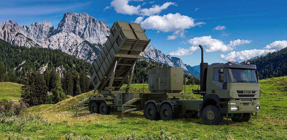 A rendering of the Patriot launcher in Switzerland. RUAG and Raytheon Technologies Partner on Switzerland's Patriot Air Defense