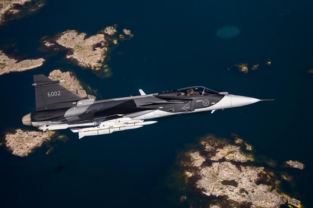 Successful Meteor beyond-visual-range air-to-air missile live firing with Saab Gripen E Fighter