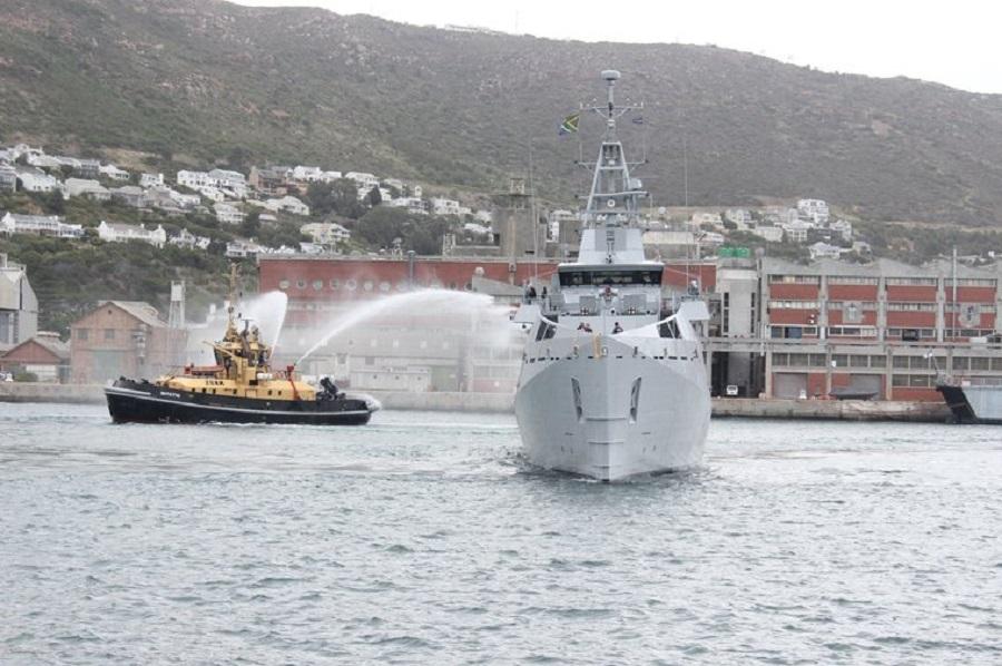 Shipbuilder Damen Shipyards Cape Town Delivers Second MMIPV to South African Navy
