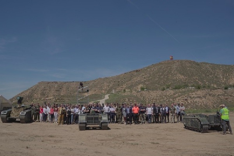 Integrated Modular Unmanned Ground System (iMUGS) Consortium Demonstration 7 in Spain