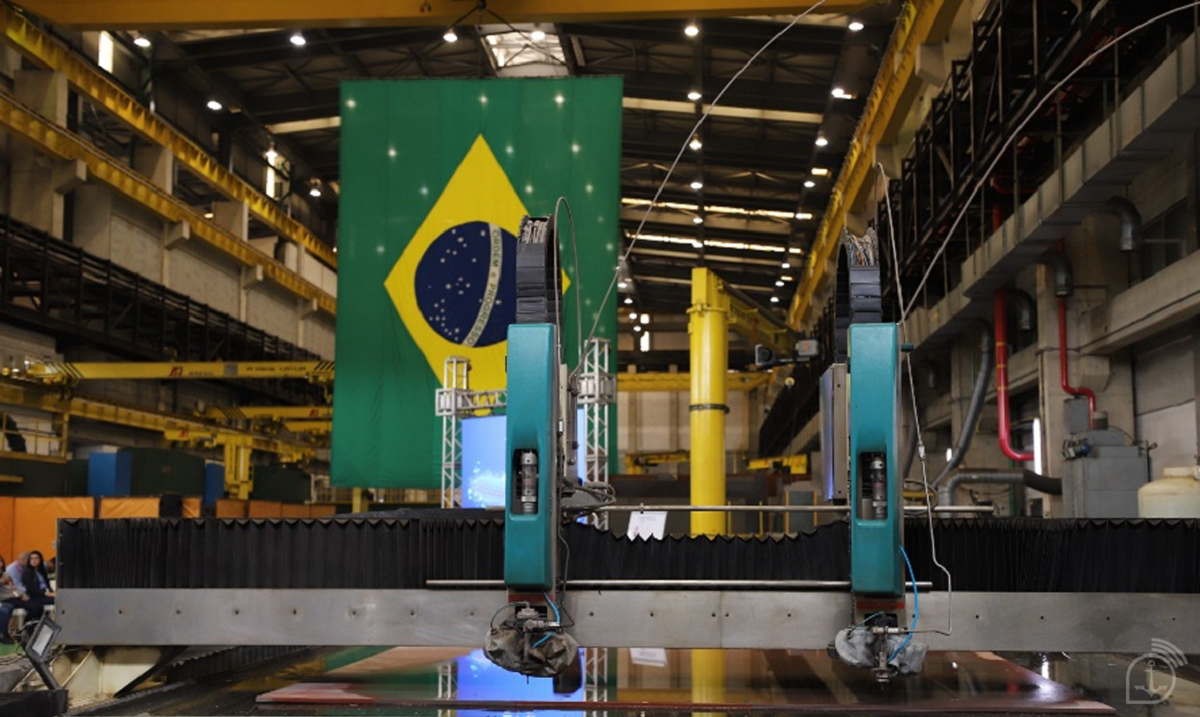 Brazilian Navy Cuts First Steel for Future Nuclear-Powered Submarine