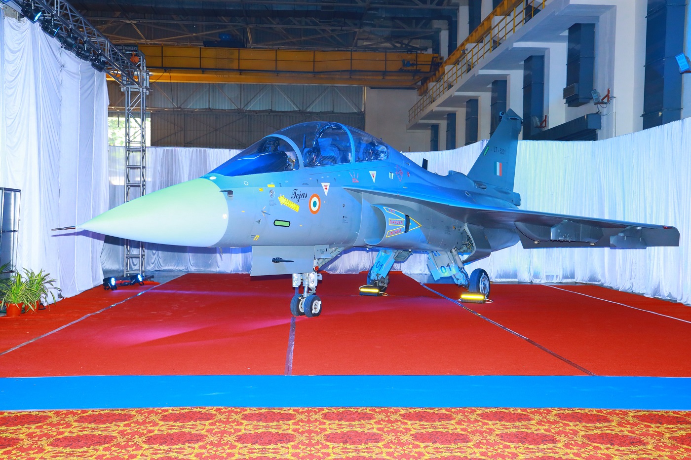 Hindustan Aeronautics Limited Delivers First LCA Tejas Twin Seater to Indian Air Force