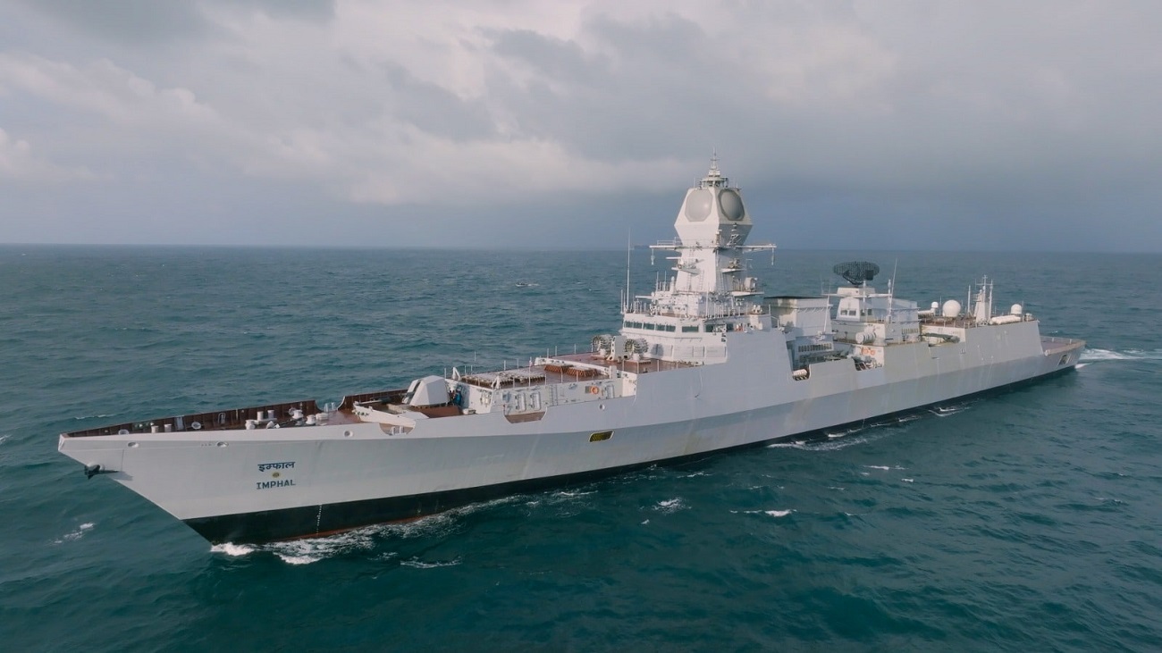 MDL Delivers Visakhapatnam-Class Destroyer INS Imphal (D68) to Indian Navy