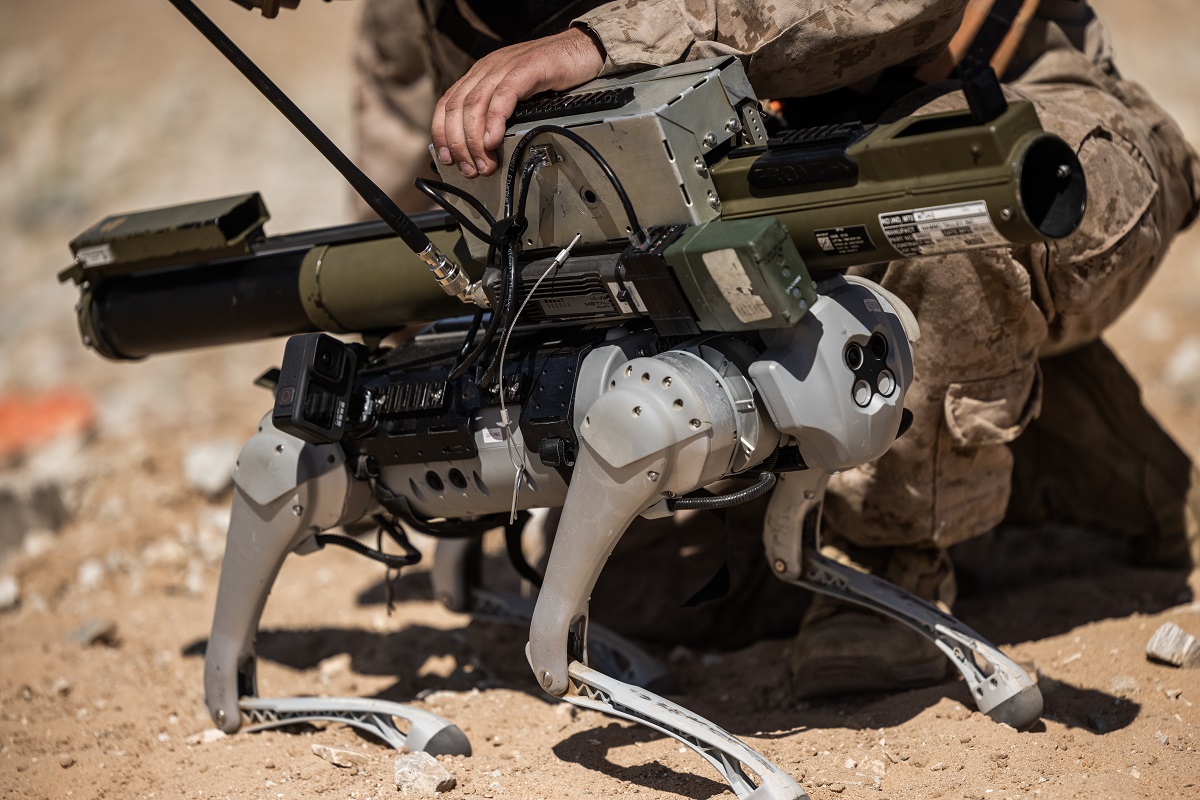 Robotic Goat Fires M72 Light Anti-Tank Weapon in Marine Corps Test Program